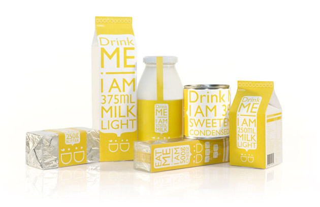 Packaging Leche, Daily Dairy by Kim Hei Ip