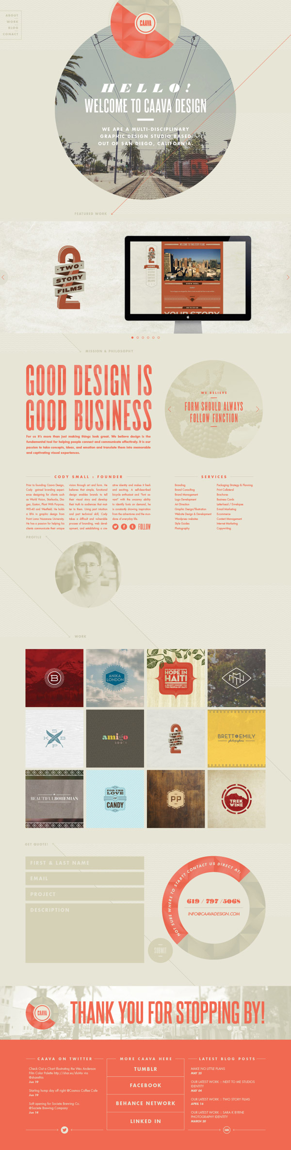 Caava- Inspiración web design
