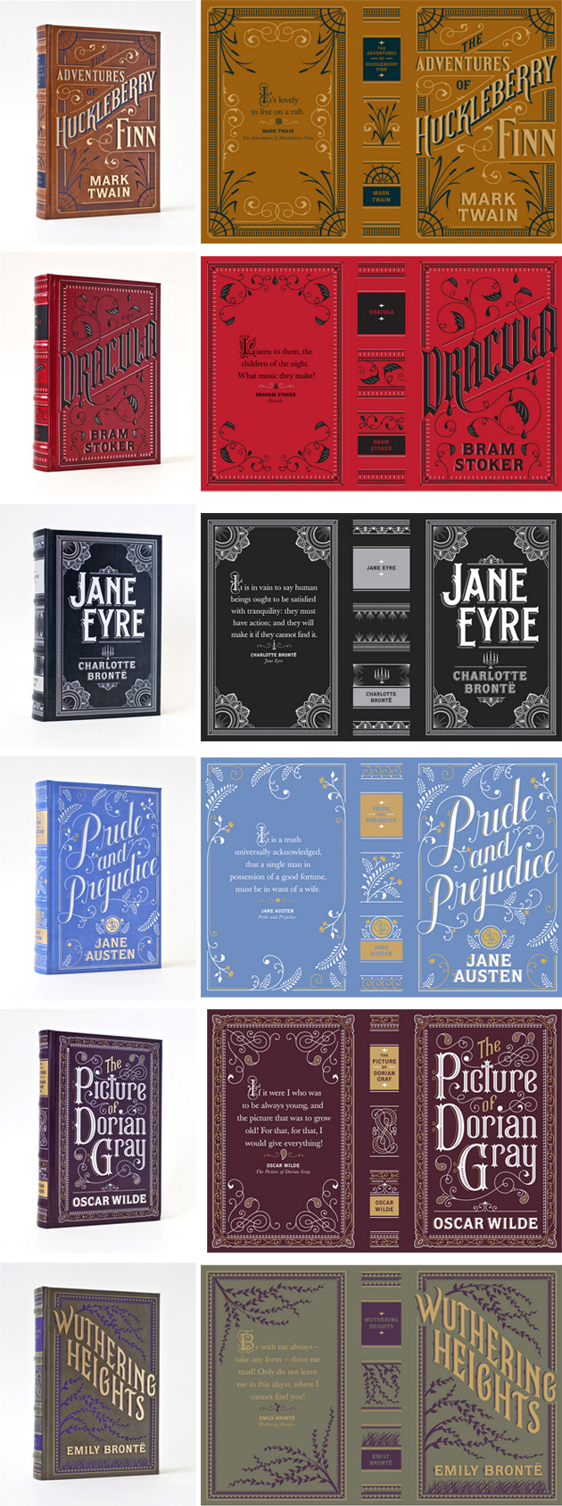 Barnes & Noble classics by Jessica Hische