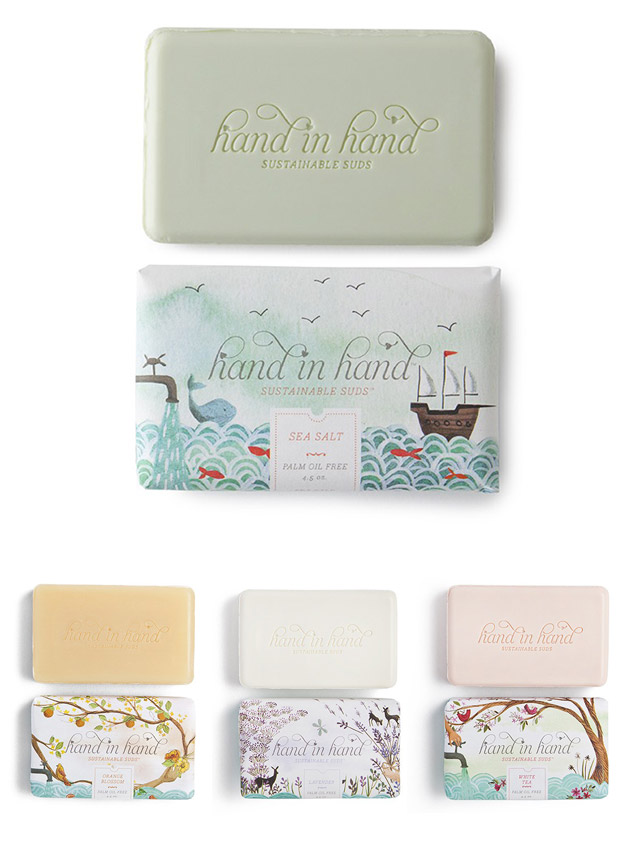 Packaging Jabón, Hand in Hand Soap