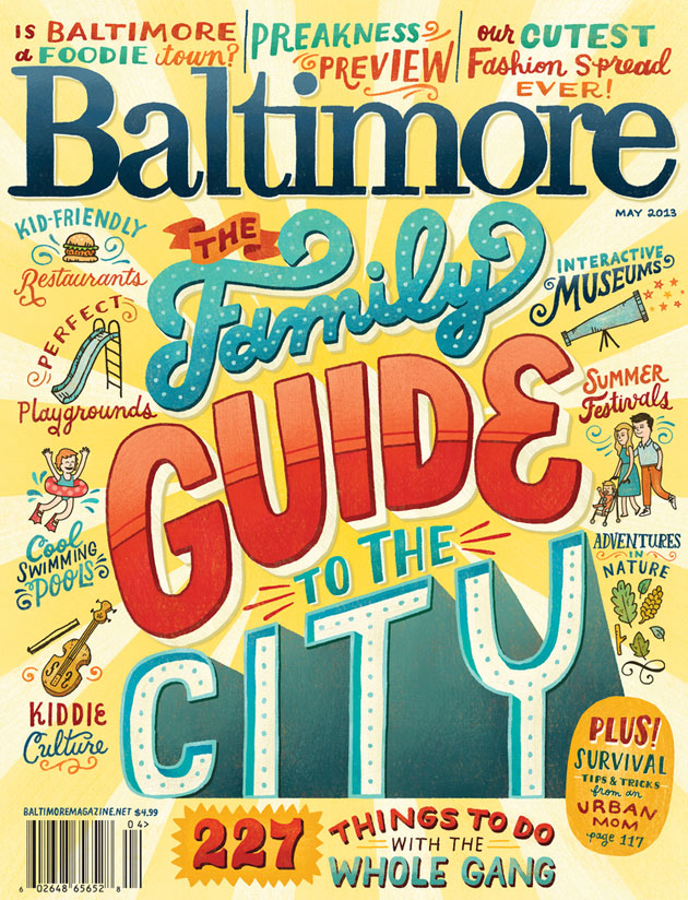 Baltimore Magazine Cover by Mary Kate McDevitt
