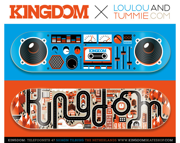 Kingdom Skateboards by LouLou & Tummie