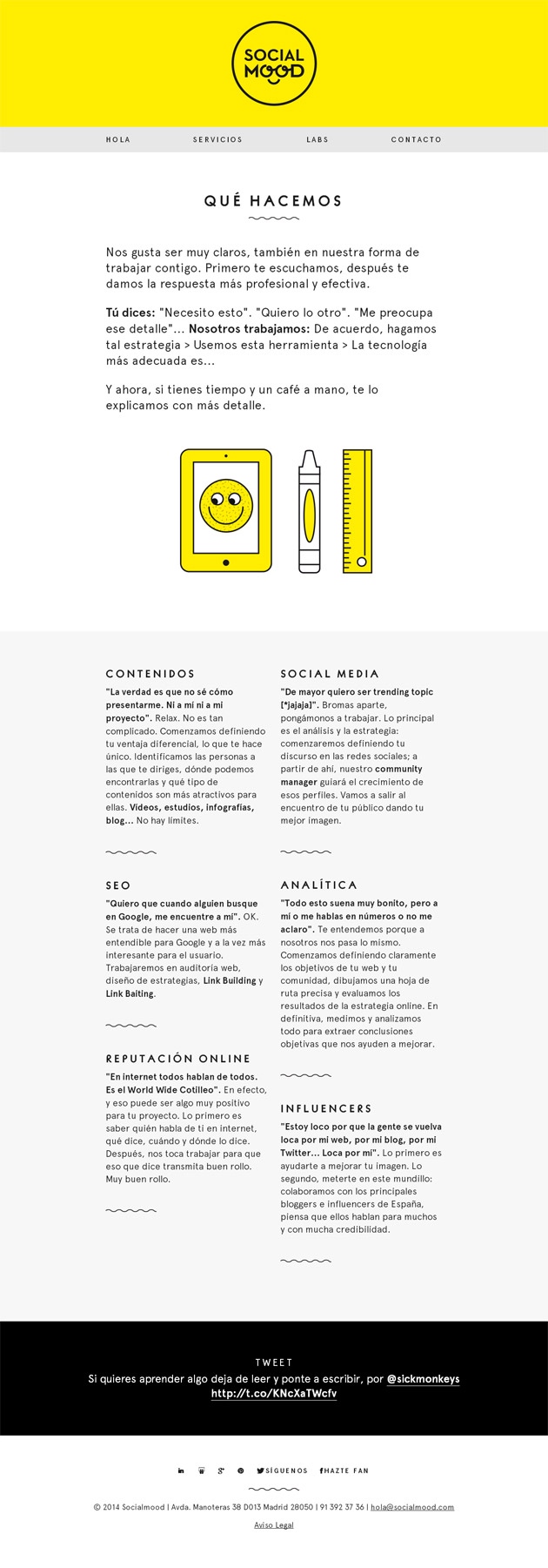 Servicios - Social MOOD