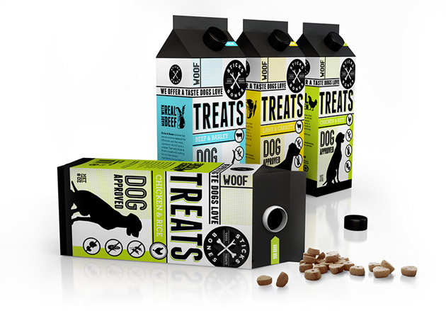 Packaging animales - pets - Sticks and Bones