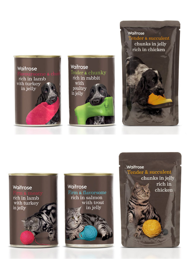 Packaging animales - pets - Waitrose