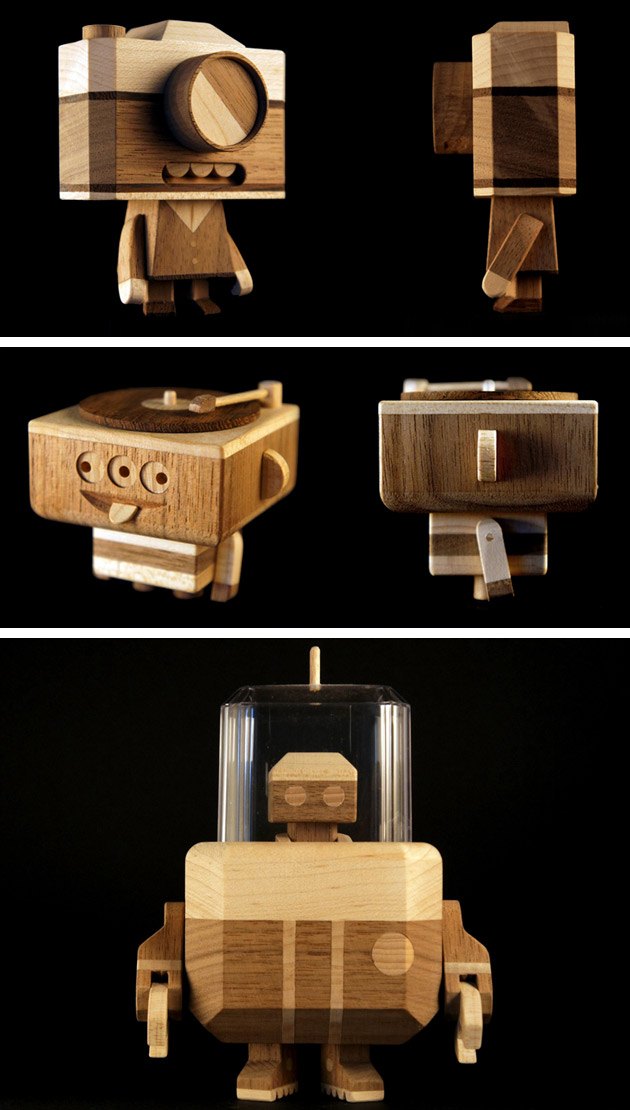 Wooden bots & Characters by LouLou & Tummie