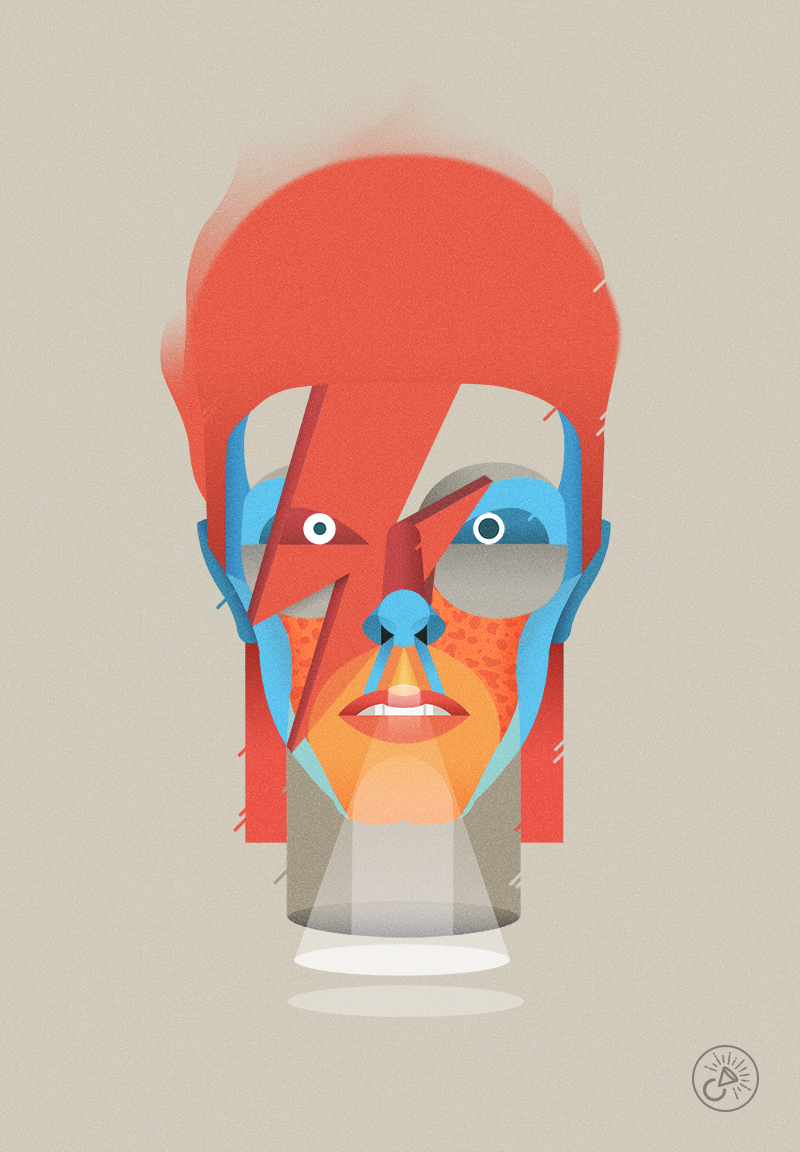 Bowie tribute by Casmic LAB