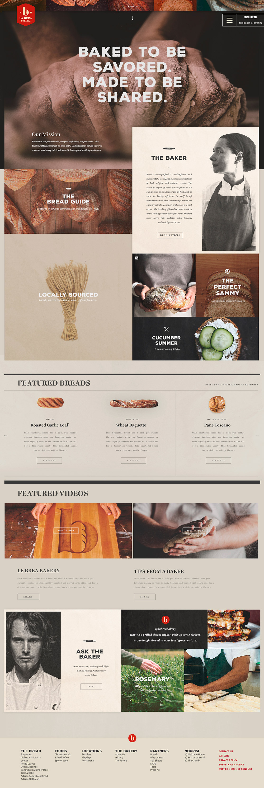 Bread Comp by Nick Franchi - Los websites de la semana 4# 02/2016