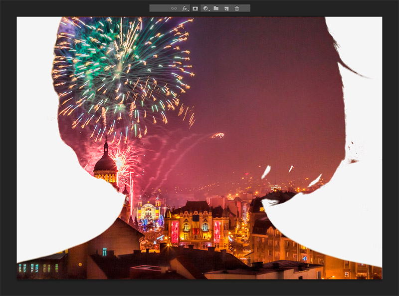 Aplicar máscara de capa a la segunda imagen