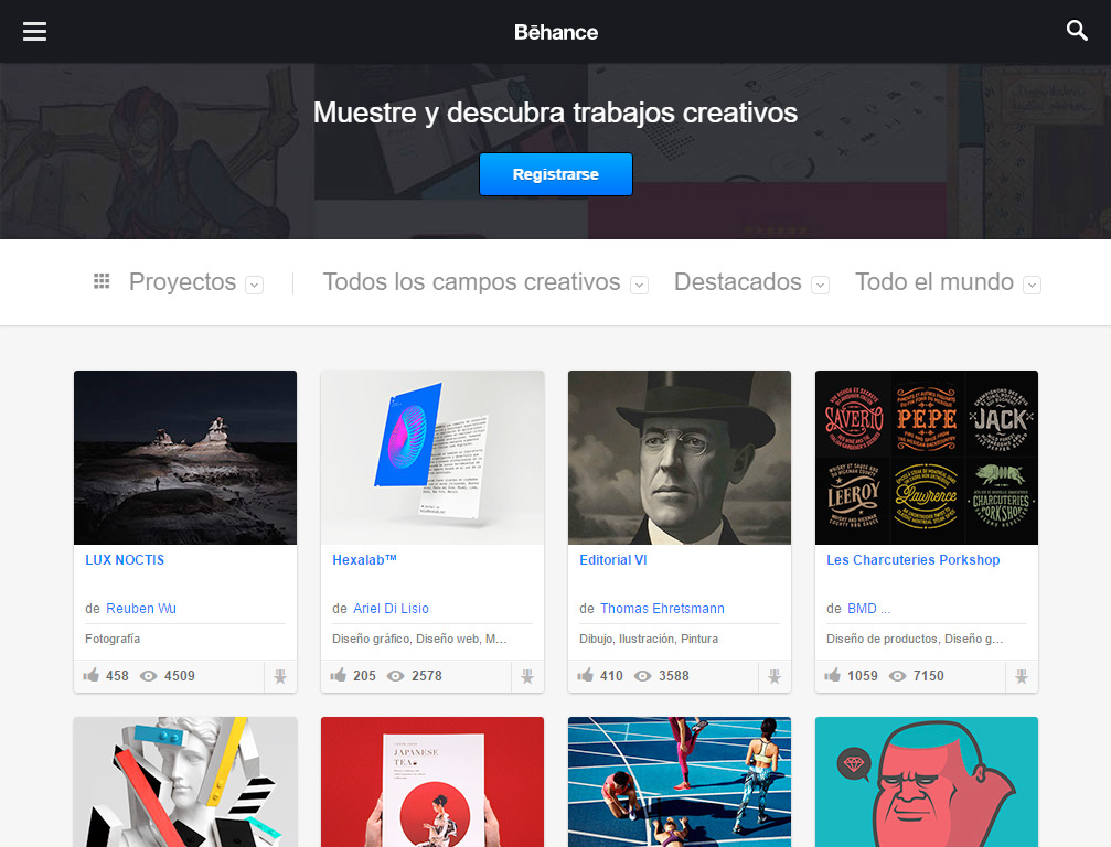 Portfolio en Behance