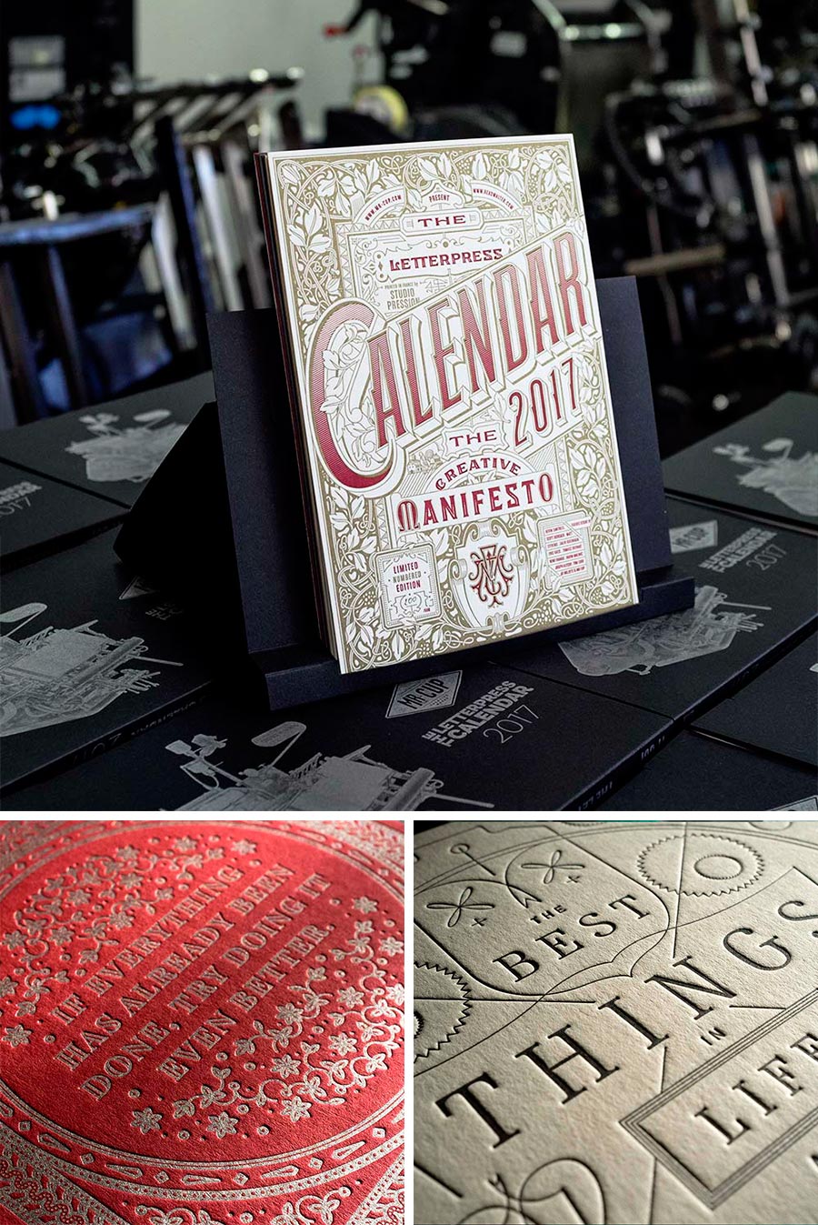 2017 Letterpress Calendar