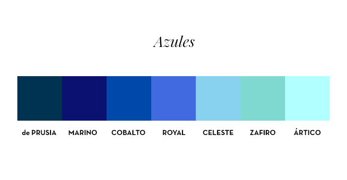 azules