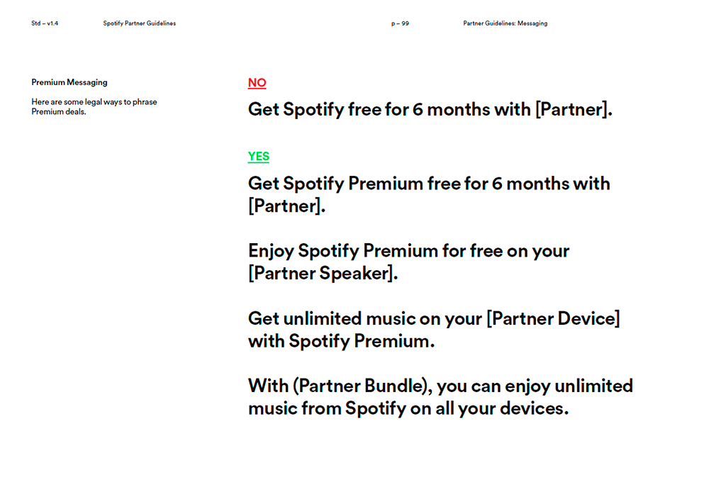 Voz o tono - Guía de Spotify