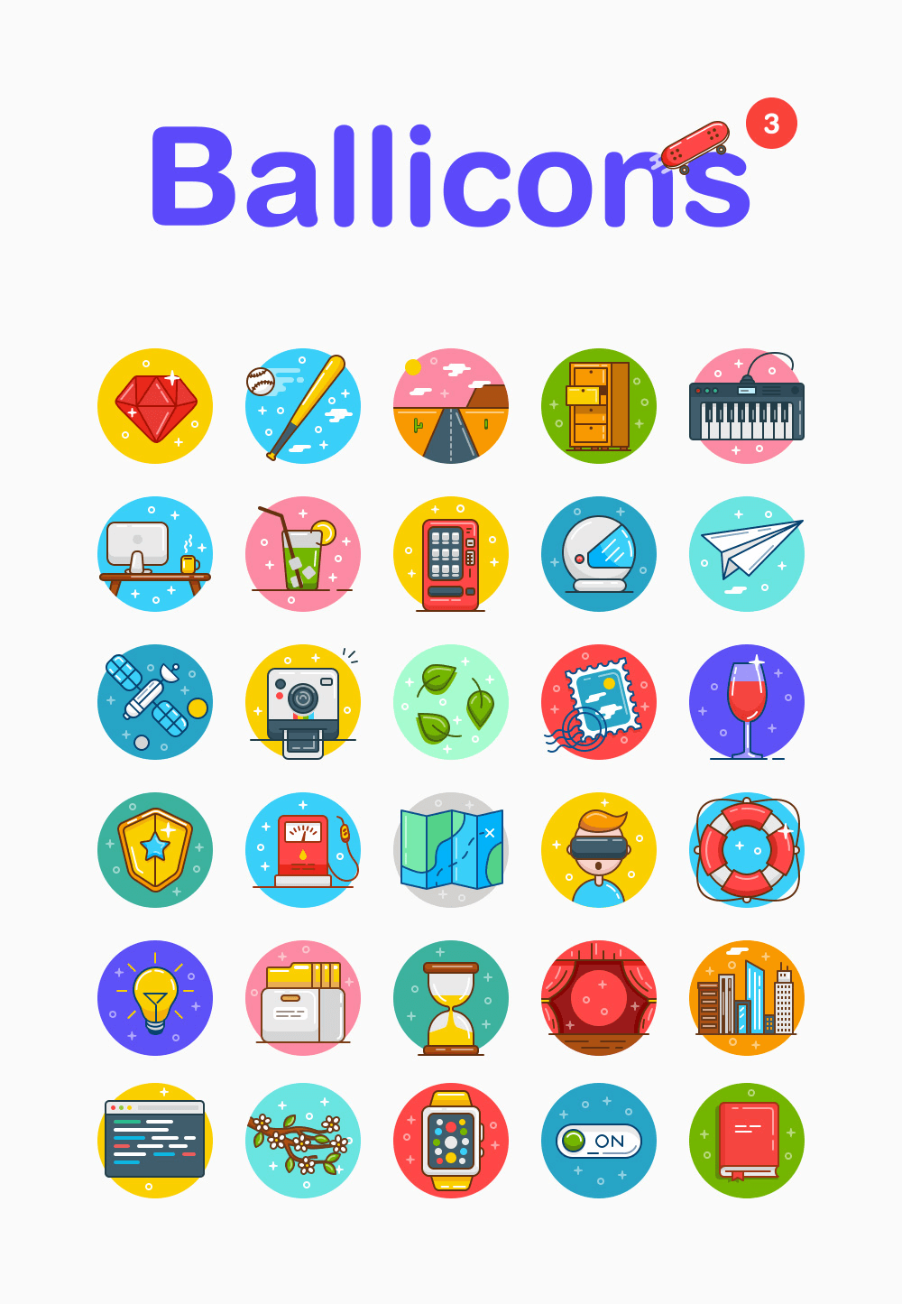 Ballicons 3 - iconos gratis