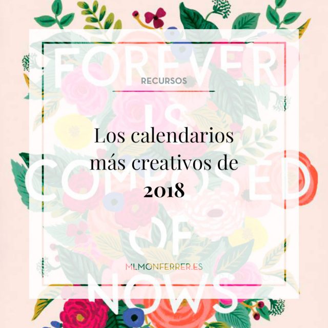 Los calendarios más creativos de 2018