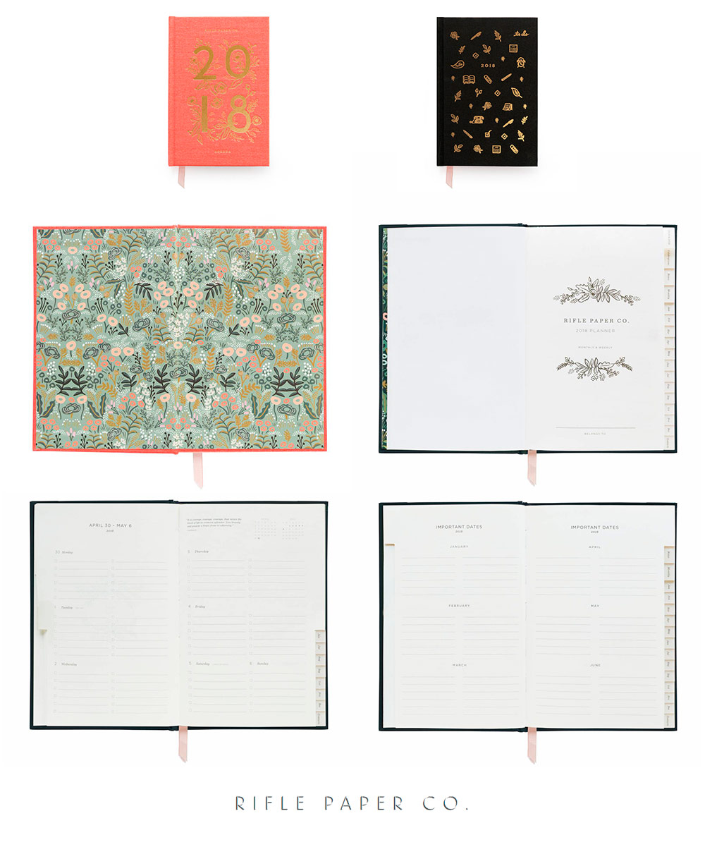 RIFLE PAPER CO - Agendas de tapas duras