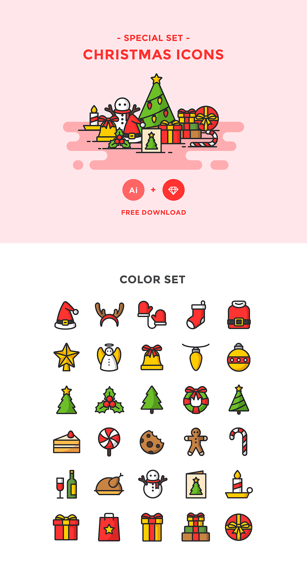 Free Christmas Icons - special set