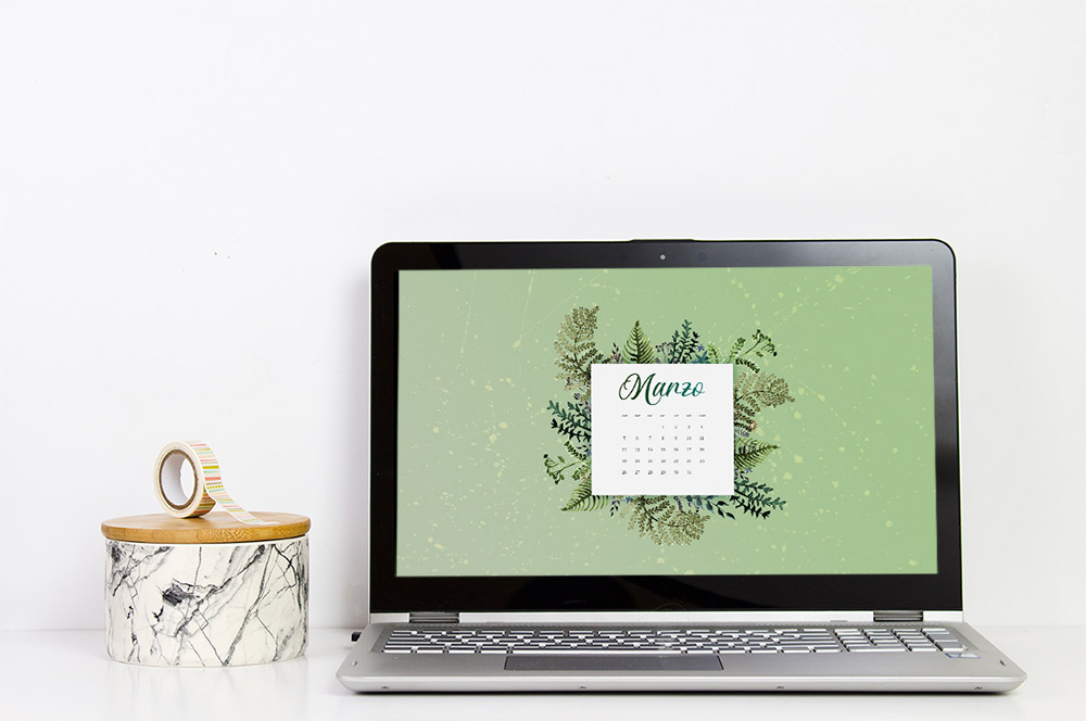 Mockup foto fondo de escritorio marzo 2018