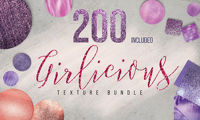 Recursos gratuitos de abril 2018 - FREE GIRLICIOUS TEXTURE SAMPLE PACK