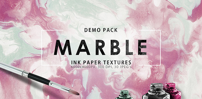 Recursos gratuitos de abril 2018 - MARBLE INK PAPER TEXTURES