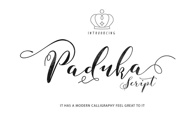 Paduka Script  | Fuentes gratuitas de abril 2018