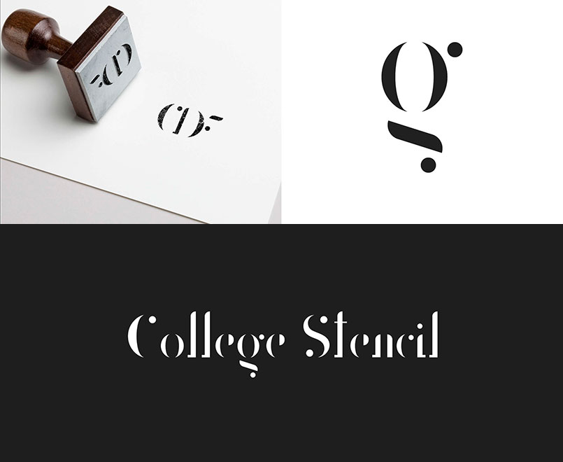 recursos marzo 2018 fuente College Stencil