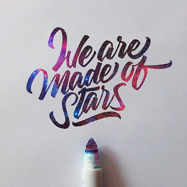 "We are made of stars" by David Milan  | 10 consejos para crear imágenes con citas | mlmonferrer.es