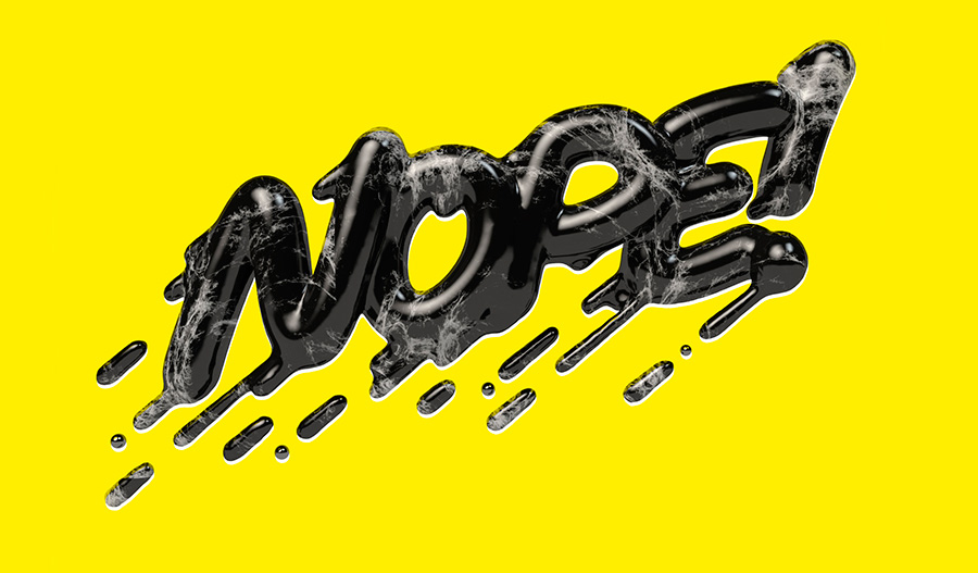"Nope" by Boah Camp | 10 consejos para crear imágenes con citas | mlmonferrer.es