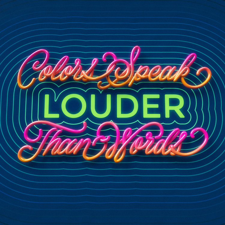 "Colors speak louder than words" by Noah Camp | 10 consejos para crear imágenes con citas | mlmonferrer.es