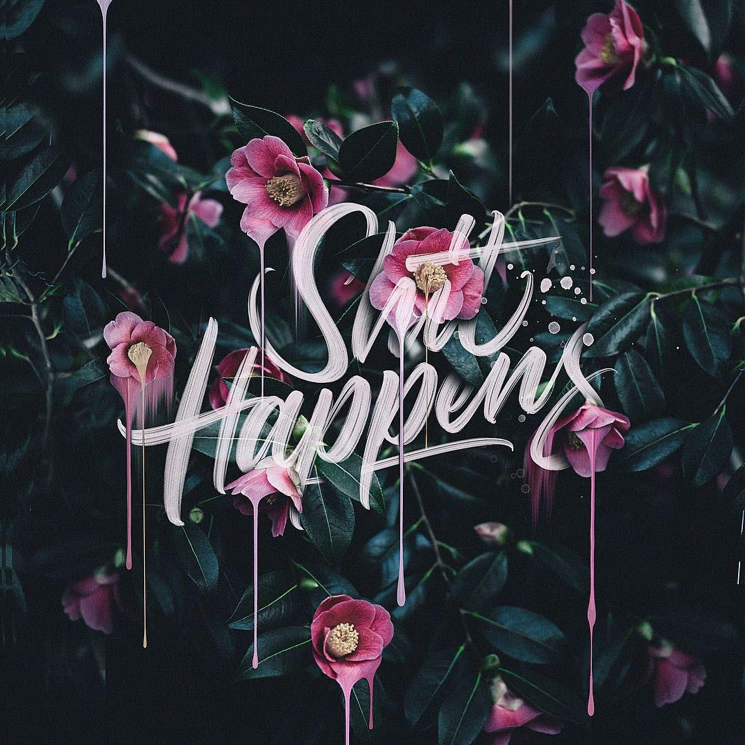 "Shit Happens" by David Milan | 10 consejos para crear imágenes con citas | mlmonferrer.es