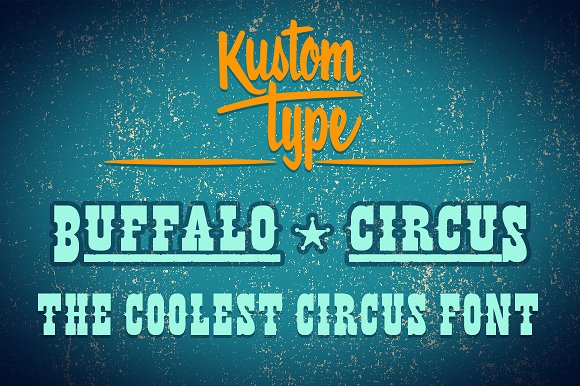 Fuentes inspiradas en el circo | Buffalo Circus Font  | MlMonferrer