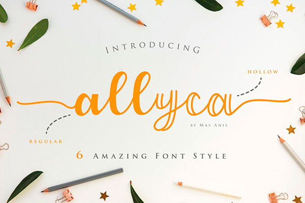 Allyca font | Recursos gratuitos de junio para diseñadores  | mlmonferrer.es