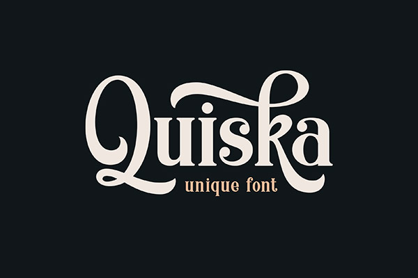 Quiska font | Recursos gratuitos de junio para diseñadores  | mlmonferrer.es