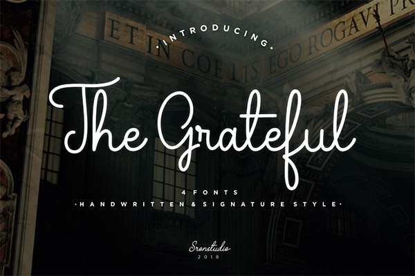 The Grateful font | Recursos gratuitos de junio para diseñadores  | mlmonferrer.es