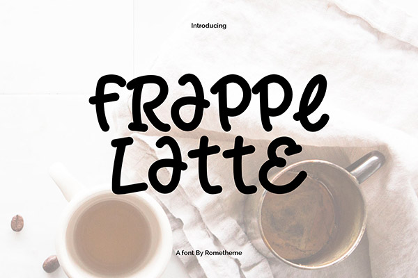 Frappe Latte Font | Recursos gratuitos de julio para diseñadores | mlmonferrer.es