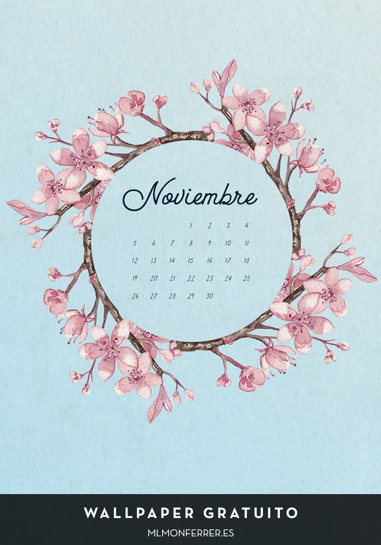 Wallpaper gratuito | Calendario de noviembre